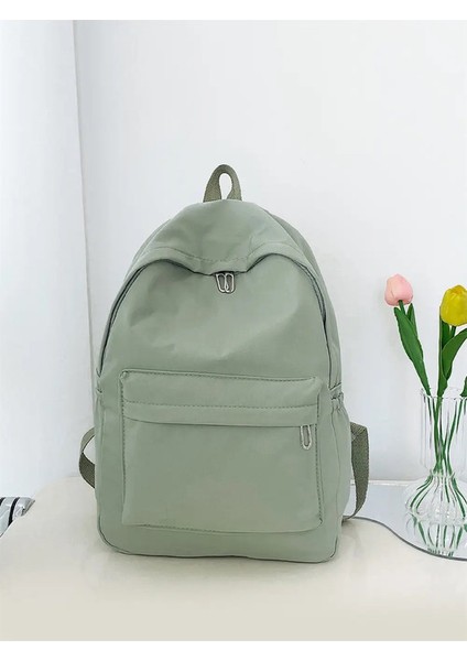 Kişiselleştirilmiş Yüksek Kapasiteli Öğrenci Sırt Çantası, Çift Sırt Çantası, Bilgisayar Çantası, Eğlence Seyahat Özelleştirilmiş Işlemeli Ad Sırt Çantası: Açık Yeşil/beden:(Yurt Dışından)