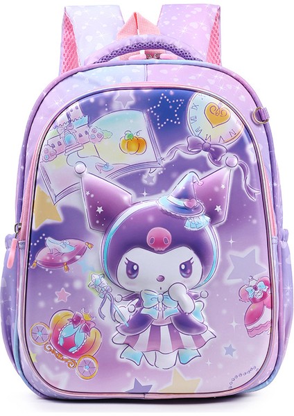 Yeni Okul Çantası Ilkokul Kız Kız Çizgi Film Bir, Iki, Üç Ila Altı Sınıf Sevimli Büyük Kapasiteli Çocukların Omuz Çantası Yükünü Azaltmak Için (Yurt Dışından)