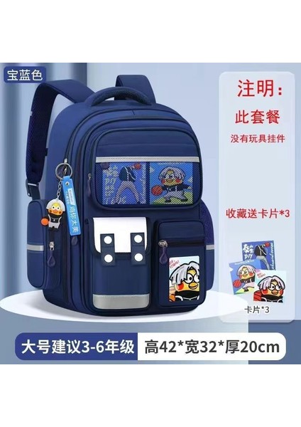 Yeni Okul Çantası Ilkokul Kız Kız Çizgi Film Bir, Iki, Üç Ila Altı Sınıf Sevimli Büyük Kapasiteli Çocukların Omuz Çantası Yükünü Azaltmak Için (Yurt Dışından)