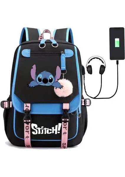 Yeni Okul Çantası Ilkokul Kız Kız Çizgi Film Bir, Iki, Üç Ila Altı Sınıf Sevimli Büyük Kapasiteli Çocukların Omuz Çantası Yükünü Azaltmak Için (Yurt Dışından)