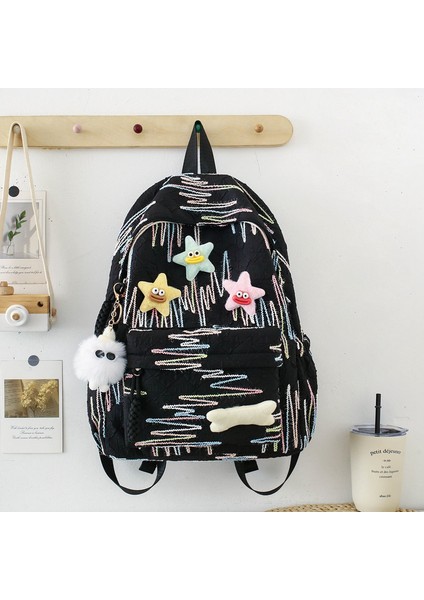 Yeni Yüksek Değerli Okul Çantası Kız Ortaokul Lise Öğrencileri Mori Sisteminin Kore Versiyonu Büyük Kapasiteli Sırt Çantası Lise ve Ortaokul Öğrencileri Moda Hafif Omuz Çantası (Yurt Dışından)