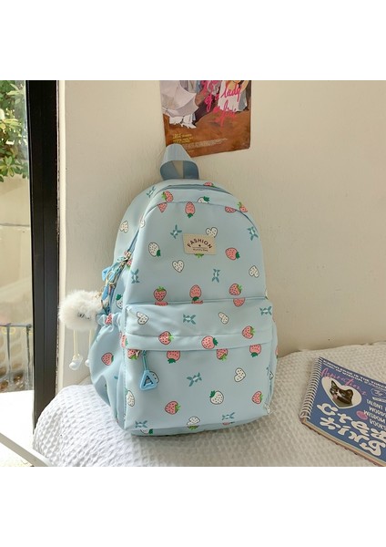 Yeni Öğrenciler Okul Çantası Lise Omuzları Sırt Çantası Büyük Kapasiteli Eğlence Seyahat Çocuk Çantası (Yurt Dışından)