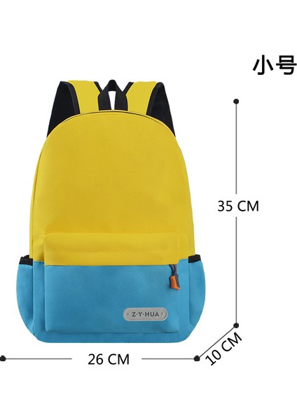 Yeni Öğrenciler Okul Çantası Lise Omuzları Sırt Çantası Büyük Kapasiteli Eğlence Seyahat Çocuk Çantası (Yurt Dışından)