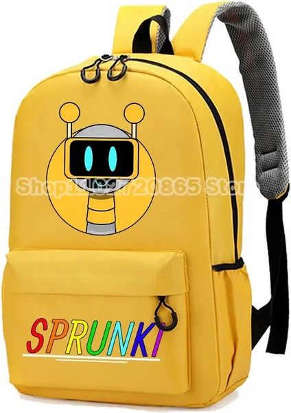 Yeni Sprunki Okul Çantası Karikatür Anime Figür Baskı Oxford Beceri Sırt Çantası Su Geçirmez Yük Indirgeme Kız Kızlar Kitap Çantası Hediye: MEDIUM-JZHZ16-JZHZ22 (Yurt Dışından)