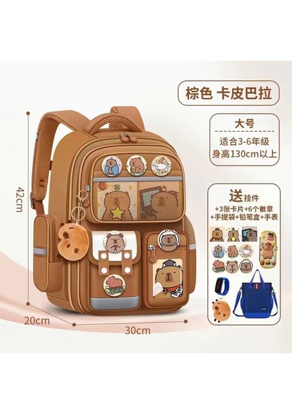 Yeni Karikatür Sevimli Erkek ve Kadın Çocuk Okul Çantası 1-3-6 Sınıflar Yuji Köpek Ilkokul Öğrencileri Omuz Çantası (Yurt Dışından)