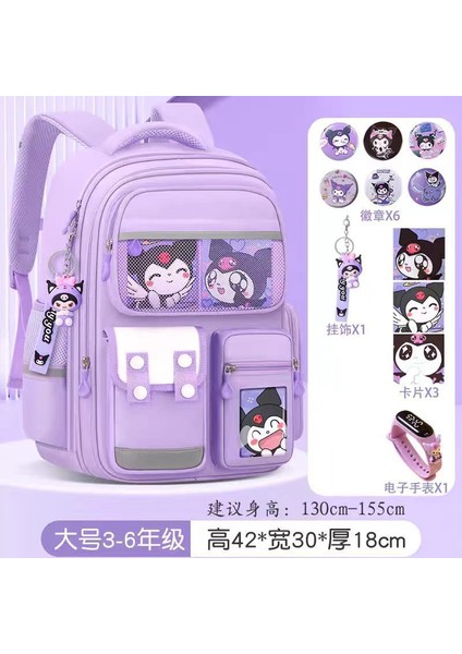 Yeni Karikatür Sevimli Erkek ve Kadın Çocuk Okul Çantası 1-3-6 Sınıflar Yuji Köpek Ilkokul Öğrencileri Omuz Çantası (Yurt Dışından)