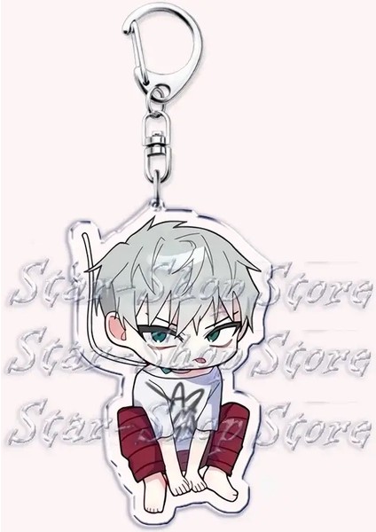 Popüler Anime Uzaylı Sahne Chibis Anahtarlıklar Için Kadın Aksesuarları Çanta Luka Ivan Till Mizi Hyuna Sua Anahtarlar Takı Hayranları Hediyeler Renk: 4 (Yurt Dışından)