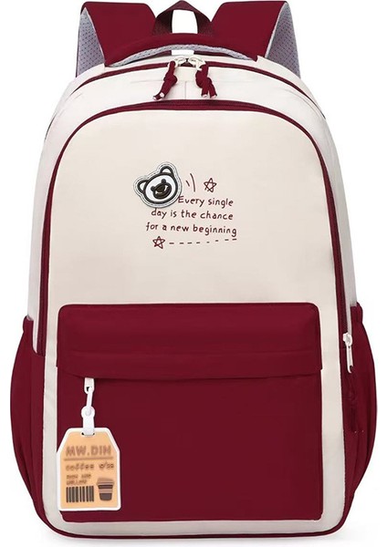 Yeni Okul Çantası Öğrenciler Çocuk Erkek Kız Omuz Çantası Büyük Kapasiteli Karikatür Okul Çantası (Yurt Dışından)