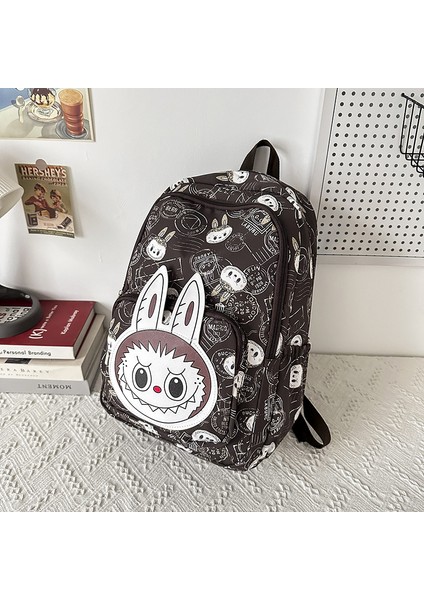 Yeni Okul Çantası Ilkokul Kız Kız Çizgi Film Bir, Iki, Üç Ila Altı Sınıf Sevimli Büyük Kapasiteli Çocukların Omuz Çantası Yükünü Azaltmak Için (Yurt Dışından)