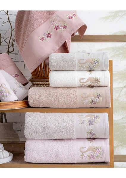 Renkli Nakışlı Pamuklu Mutfak Havlusu 6'lı 30X50, Şık ve Kullanışlı Set modelleri