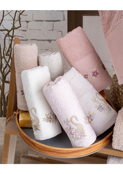 Renkli Nakışlı Pamuklu Mutfak Havlusu 6'lı 30X50, Şık ve Kullanışlı Set indirimleri