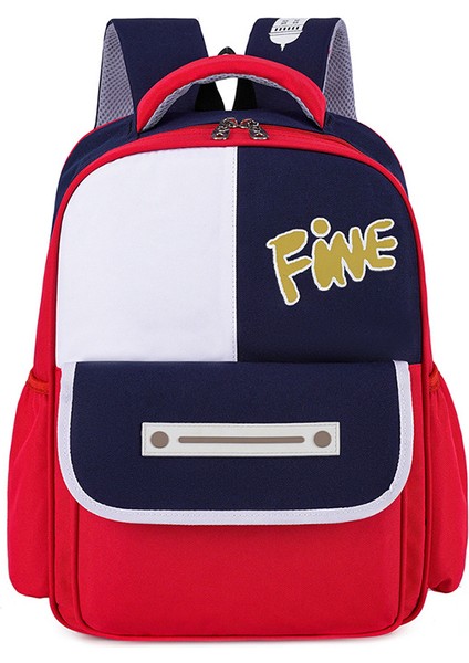 Yeni Okul Çantası Öğrenciler Çocuk Erkek Kız Omuz Çantası Büyük Kapasiteli Karikatür Taşınabilir Okul Çantası Sırt Çantaları (Yurt Dışından)