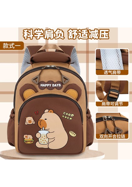 Yeni Ilkokul ve Ortaokul Öğrencileri Okul Çantası Sabit Sırt Çantası Seyahat Omuzları Öğrenci Okul Çantası (Yurt Dışından)