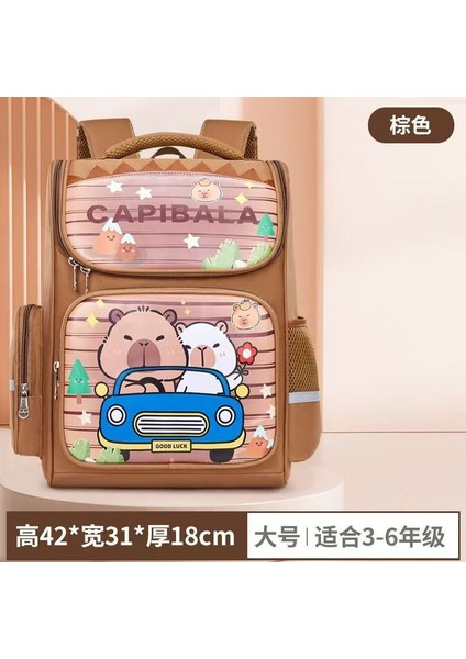 Yeni Öğrenciler Okul Çantası Lise Omuzları Sırt Çantası Büyük Kapasiteli Eğlence Seyahat Çocuk Çantası (Yurt Dışından)