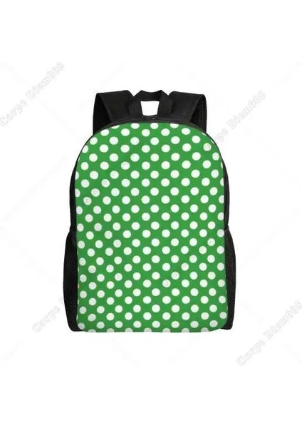 St.patrick Günü Yonca Büyük Sırt Çantası Paskalya Okul Çantası Kadınlar Için Açık Hava Seyahat Kampı Için Erkekler 15 Inç Dizüstü Bilgisayar Fermuarı: 2/boyut: 11.8X4.5X16.1 Inç (Yurt Dışından)