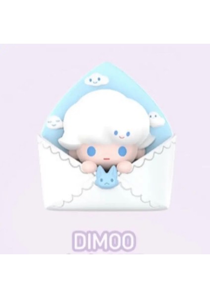 Orijinal Pop Bean Love Mektup Serisi Mini Dolls Kawaii Anime Figür Sevimli Masaüstü Modeli Molly Sp Dimoo Sürpriz Hediyeler Koleksiyonu Renk: Dimoo (Yurt Dışından)
