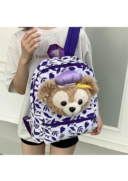 Yeni Öğrenciler Okul Çantası Lise Omuzları Sırt Çantası Büyük Kapasiteli Eğlence Seyahat Çocuk Çantası (Yurt Dışından)