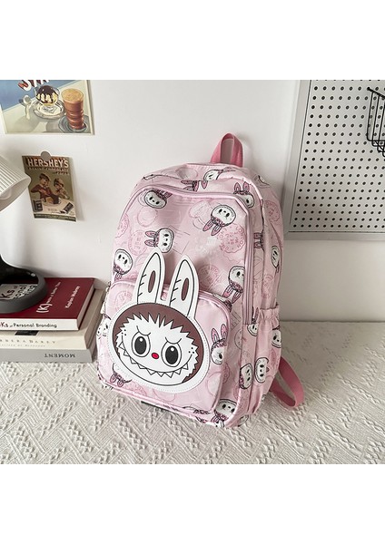 Yeni Okul Çantası Ilkokul Kız Kız Çizgi Film Bir, Iki, Üç Ila Altı Sınıf Sevimli Büyük Kapasiteli Çocukların Omuz Çantası Yükünü Azaltmak Için (Yurt Dışından)
