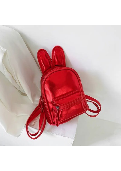 Çocuklar Sırt Çantaları Tavşan Kulak Sırt Çantası Kız Sevimli Karikatür Moda Prenses Çanta Yürümeye Başlayan Sırt Çantalarılar Sırt Çantası Çantaları Mochilascolor: Kırmızı (Yurt Dışından)