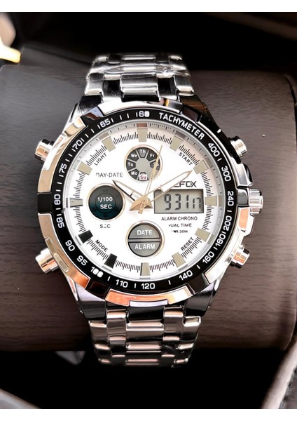 Çelik Kordon Dijital ve Analog 2 Yıl Garantili 3 Atm Suya Dayanıklı Erkek Kol Saati JOE.CL06 modelleri