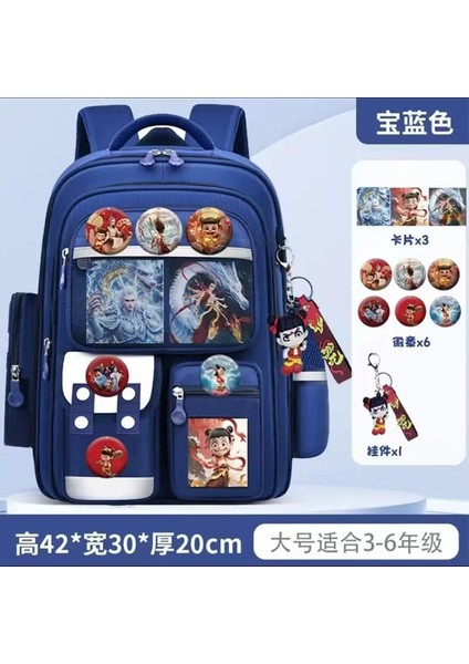 Yeni Karikatür Sevimli Erkek ve Kadın Çocuk Okul Çantası 1-3-6 Sınıflar Yuji Köpek Ilkokul Öğrencileri Omuz Çantası (Yurt Dışından)