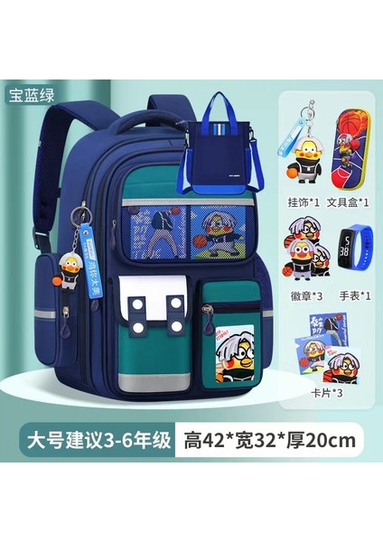 Yeni Karikatür Sevimli Erkek ve Kadın Çocuk Okul Çantası 1-3-6 Sınıflar Yuji Köpek Ilkokul Öğrencileri Omuz Çantası (Yurt Dışından)