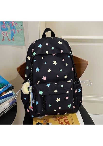 Yeni Okul Çantası Öğrenciler Çocuk Erkek Kız Omuz Çantası Büyük Kapasiteli Karikatür Okul Çantası (Yurt Dışından)