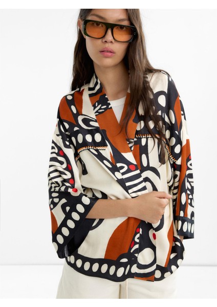 Desenli Kimono fırsatları