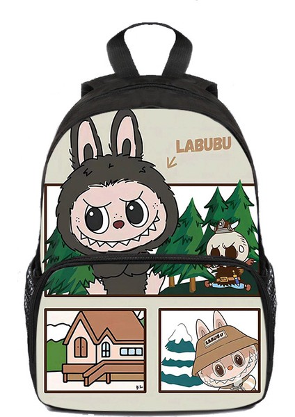 Yeni Okul Çantası Ilkokul Kız Kız Çizgi Film Bir, Iki, Üç Ila Altı Sınıf Sevimli Büyük Kapasiteli Çocukların Omuz Çantası Yükünü Azaltmak Için (Yurt Dışından)