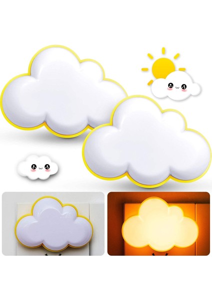 34615C Bulut Priz Girişli Gece Lambası