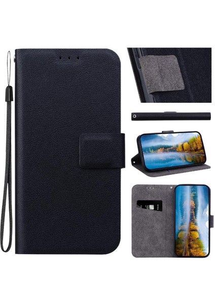 Kart ile Samsung Galaxy A52S 5g Saf Renk Kickstand Için Flip Case (Yurt Dışından)