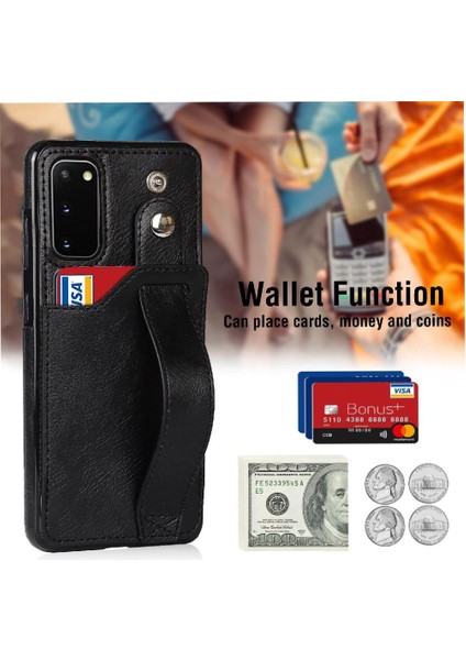 Samsung Galaxy S20 Kart Yuvası Rfıd Engelleme Hafif Bileklik Için Kılıf (Yurt Dışından) modelleri