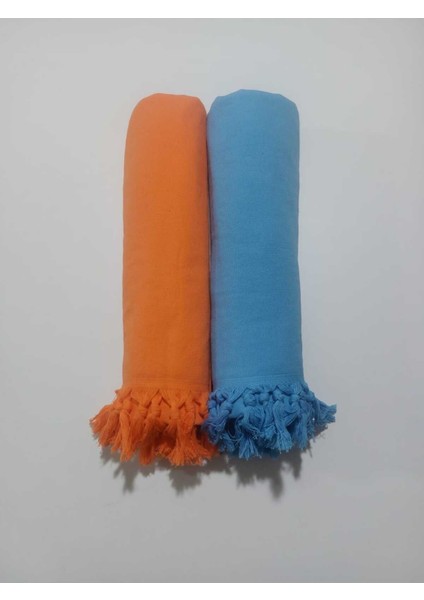 Mavi Renkli Yumuşak ve Hafif Havlu, Şık ve Konforlu Kullanım Için Ideal Seçenek