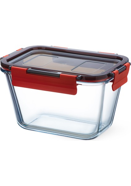 Derin Cam Saklama Kabı – 1,35 Lt, Fırına Uygun