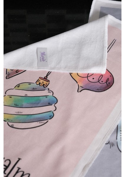 Yılbaşı Temalı 3'lü Mutfak Havlusu Seti 30X50 Pembe fiyatları