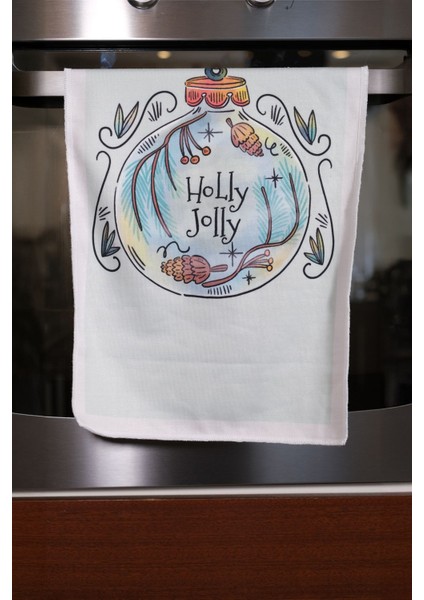 Yılbaşı Temalı 3'lü Mutfak Havlusu Seti 30X50 Pembe indirimleri