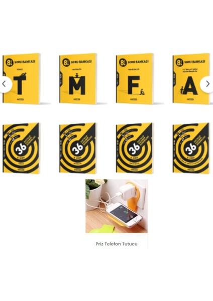 202-2026 Lgs Soru Bankası ve Haftalık Deneme Seti 8kitap Priz Telefon Tutucu Hediye