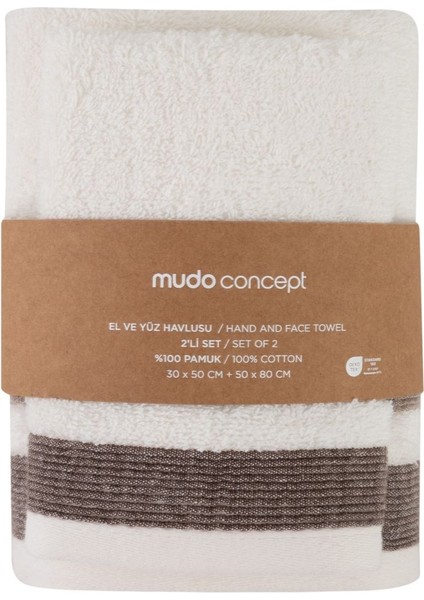 Çok Renkli 2'li El ve Yüz Havlusu Seti 30X50 ve 50X80 indirimleri