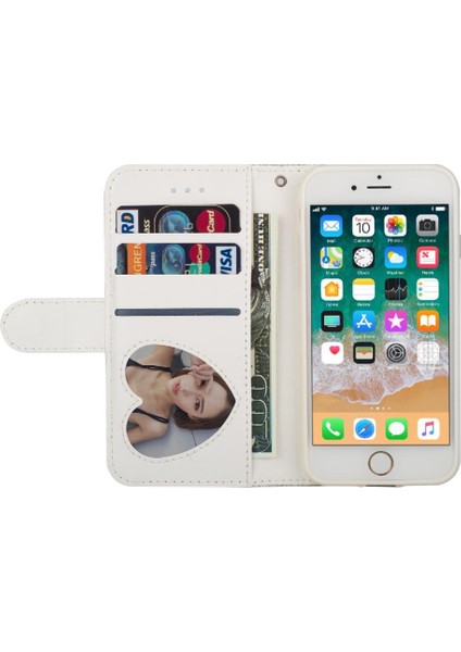 IPhone 7 Için Fermuar Cep Durumda Artı/iphone 8 Artı Bilek Kayışı Glitter Pu (Yurt Dışından) modelleri