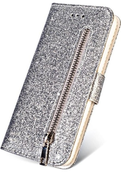 IPhone 7 Için Fermuar Cep Durumda Artı/iphone 8 Artı Bilek Kayışı Glitter Pu (Yurt Dışından) indirimleri