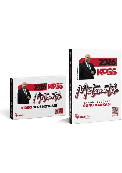 2026 Kpss Matematik Soru Bankası- Matematik Video Ders Notları 2 Li Set