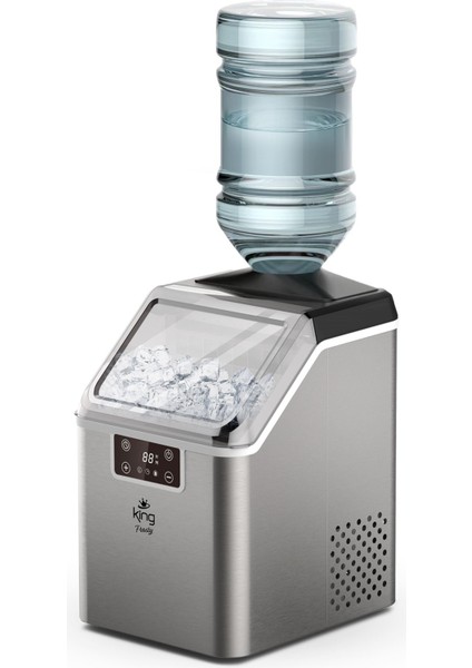 Frosty 25KG Buz Kapasiteli Pet Şişe Takılabilir Büyük Hazneli Buz Yapma Makinesi KBM7992 fiyatları