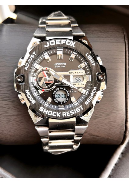 Çelik Kordon Dijital ve Analog 2 Yıl Garantili 3 Atm Suya Dayanıklı Erkek Kol Saati JOE.CL10 modelleri
