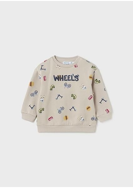 Erkek Bebek Baskılı Sweatshirt 2431 fiyatları