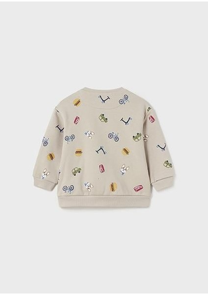 Erkek Bebek Baskılı Sweatshirt 2431 modelleri