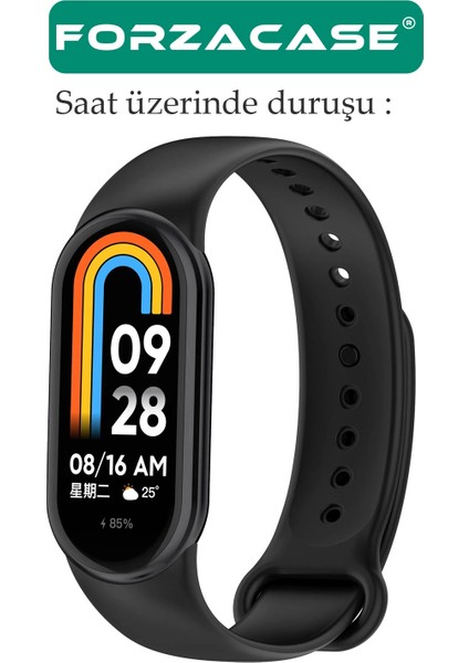 Xiaomi Smart Band 10 ile Uyumlu Silikon Kordon Kayış - FC176 modelleri