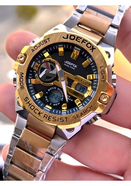 Çelik Kordon Dijital ve Analog 2 Yıl Garantili 3 Atm Suya Dayanıklı Erkek Kol Saati JOE.CL11 fiyatları