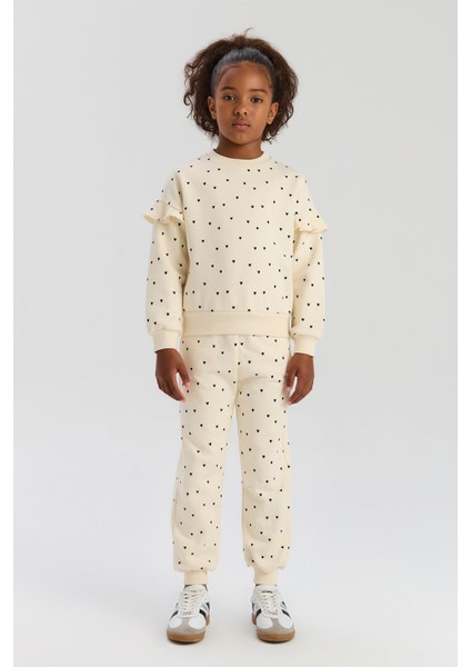 Bg Store Kız Çocuk Desenli Eşofman Takım