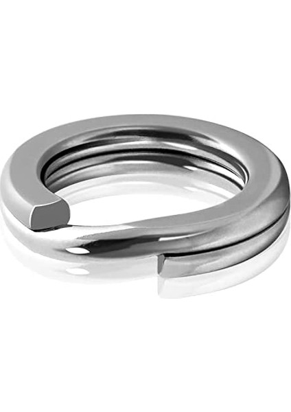 10.8 Mm,90 kg Çeker, No:8-30 Adet Paslanmaz Çelik Nikel Kaplamalı Split Ring-Halka fırsatları