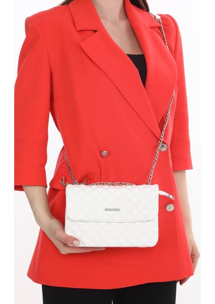 Kadın Kapitone Desenli Kaliteli Omuz Çantası